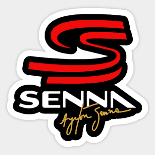 vintage senna Sticker